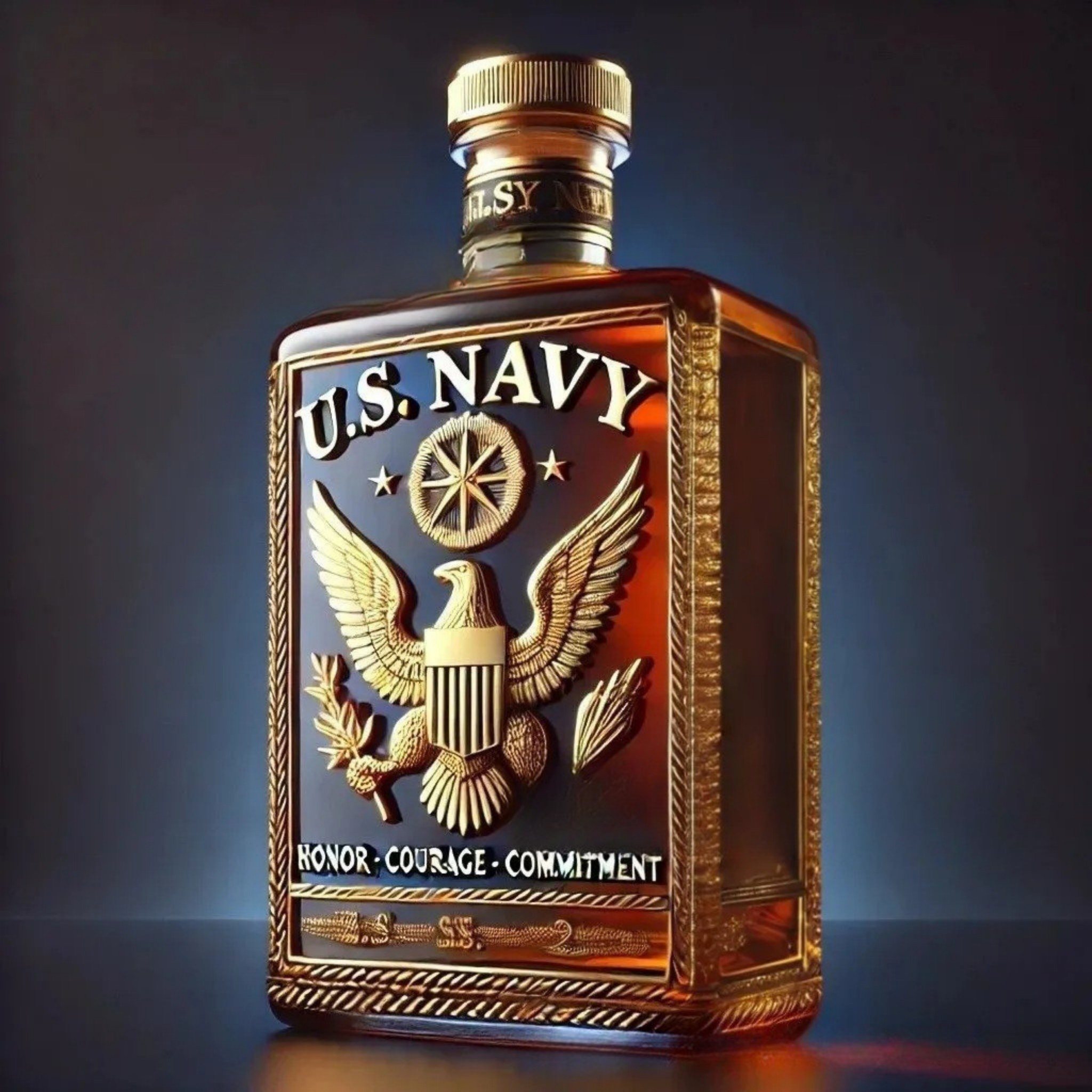 Whisky v steklenici - Omejena izdaja Ameriške mornarice