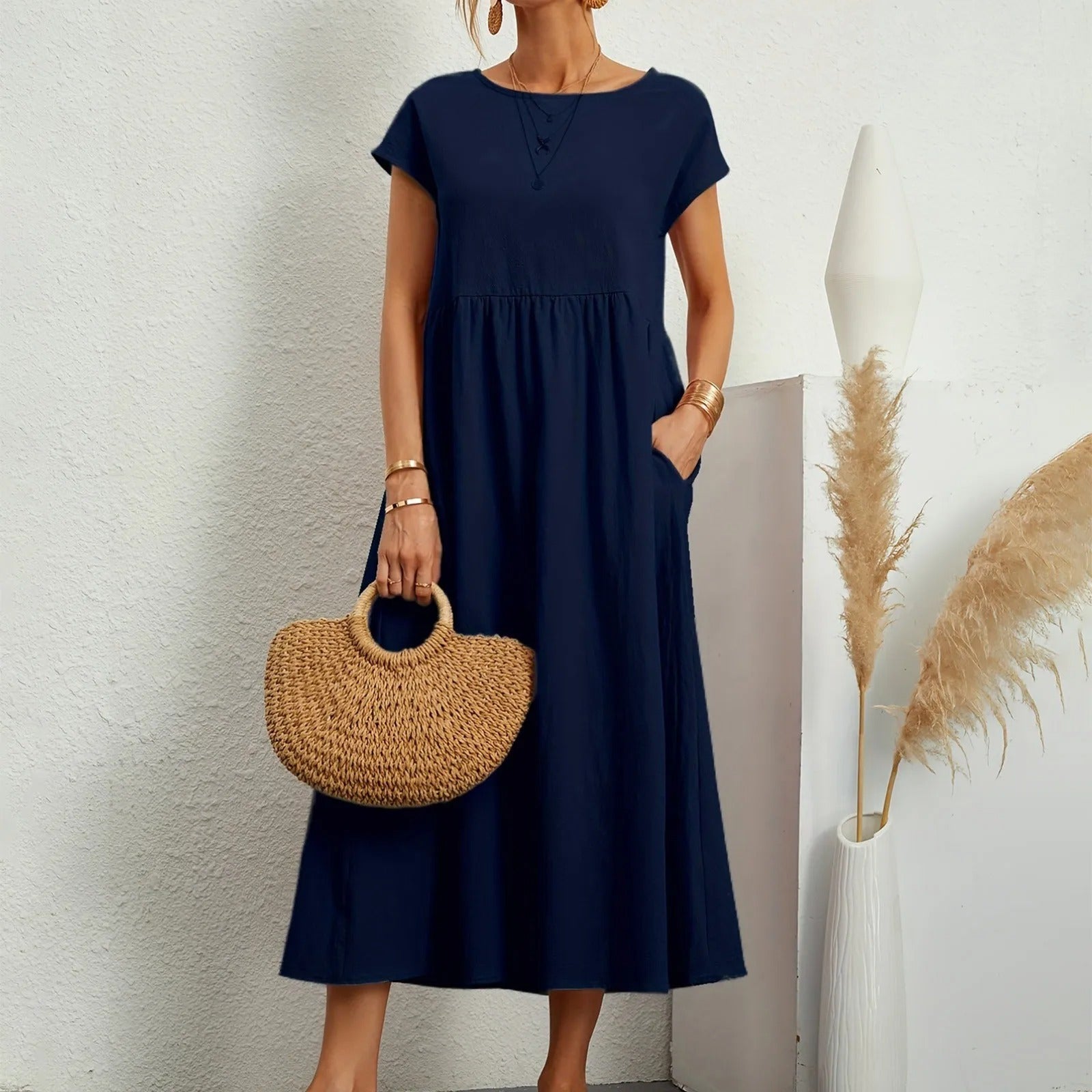 CATHERINE | ELEGANTNA OSNOVNA OBLEKA