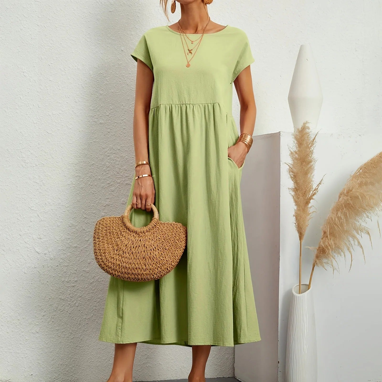 CATHERINE | ELEGANTNA OSNOVNA OBLEKA