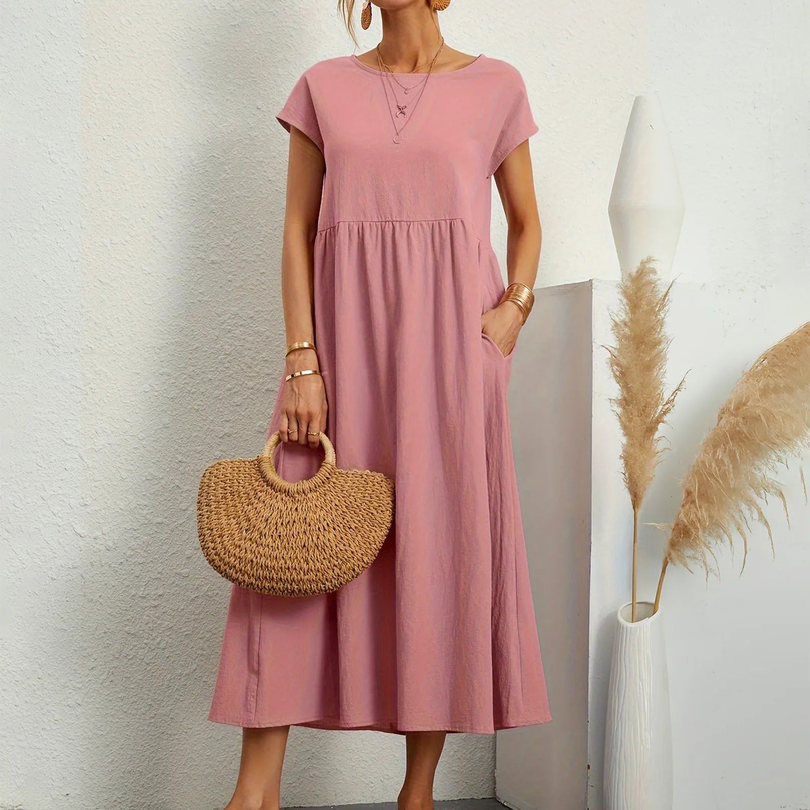 CATHERINE | ELEGANTNA OSNOVNA OBLEKA